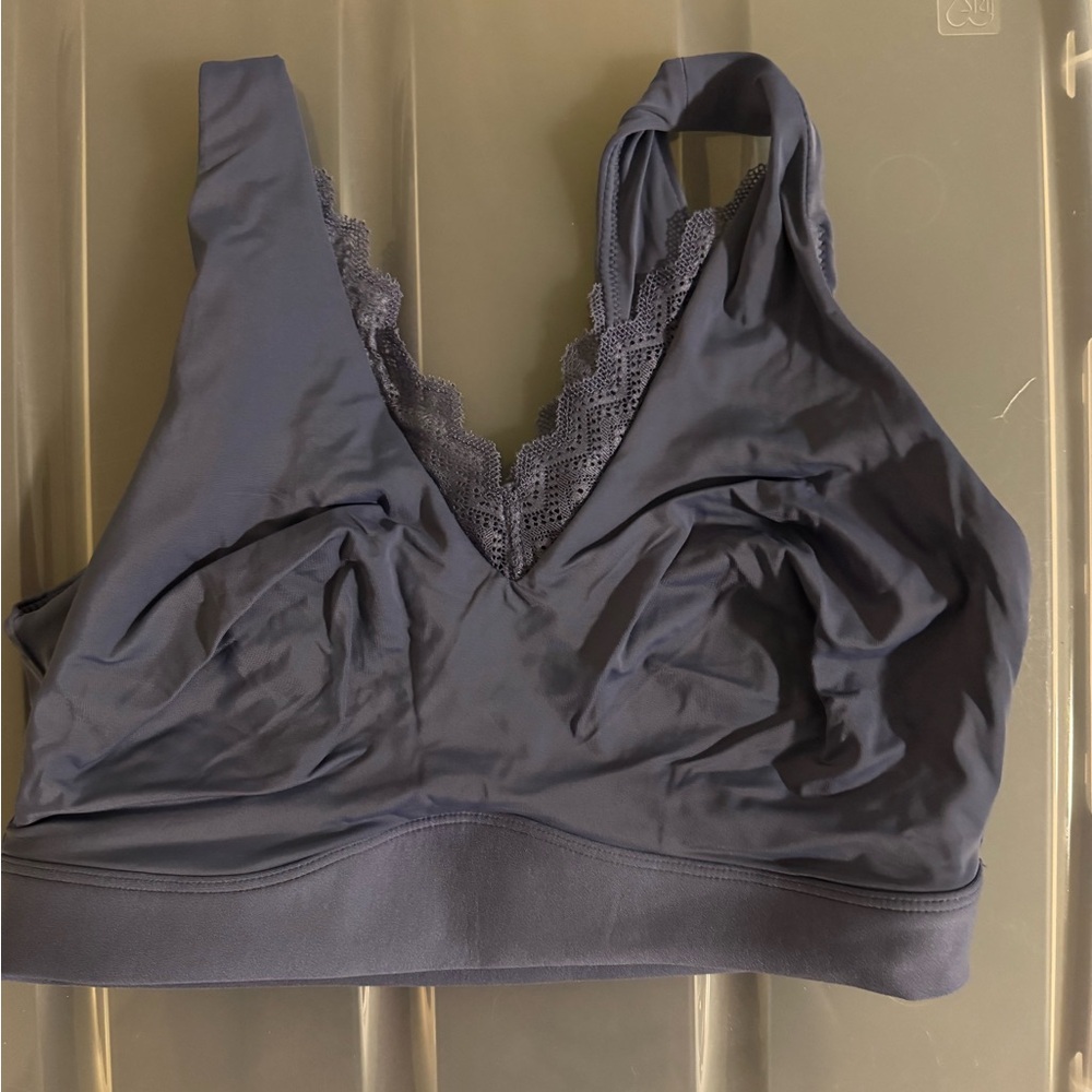 Harper Wilde Bliss Lace bralette in twilight